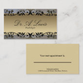 Psycholoog & Psychiatrisch Visitekaartje - Floral Afsprakenkaartje (Voorkant / Achterkant)