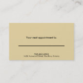 Psycholoog & Psychiatrisch Visitekaartje - Floral Afsprakenkaartje (Achterkant)