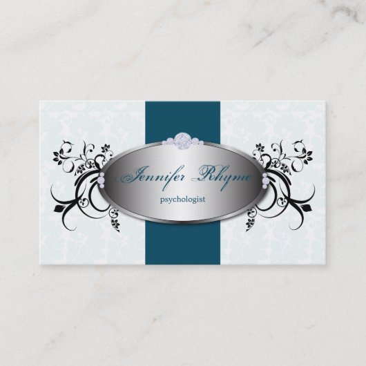 Psycholoog Psychiatrist Elegant Visitekaartje (Voorkant)