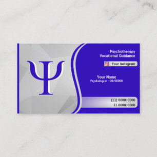 Psycholoog Psychologie Blue Logo Gradient Gradiën Visitekaartje