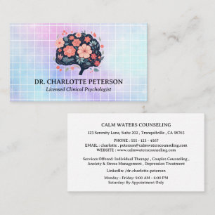 Psycholoog Psychotherapie Counselor Visitekaartje