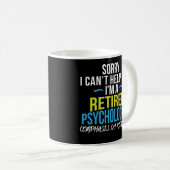 Psycholoog Retirement Gift Funny Coffee Mok Gift (Voorkant rechts)