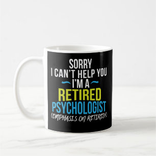 Psycholoog Retirement Gift Funny Coffee Mok Gift