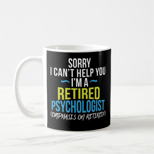 Psycholoog Retirement Gift Funny Coffee Mok Gift (Links)