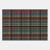 Psycholoog Retro Psychologie Student Afstuderen Inpakpapier Vel (Voorkant 2)