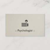 Psycholoog Simple Elegant Professional Visitekaartje (Voorkant)