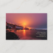 Psycholoog Sunset Sunrise Harbour Bridge Visitekaartje (Achterkant)