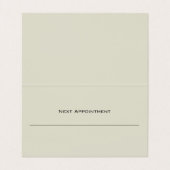 Psycholoog Symbool Gevouwen Zaken Visitekaartje (Binnenkant ongevouwen)