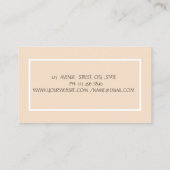 Psycholoog Therapeut Zen Stones Sunset Visitekaartje (Achterkant)