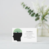 Psycholoog Therapie Boom Mindfulness Counselor Visitekaartje (Staand voorkant)