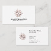 Psycholoog Therapie Counselor Psychiatrist Brain Visitekaartje (Voorkant / Achterkant)