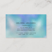 Psycholoog Therapist Couch Ombre Blue Ocean Sky Visitekaartje (Achterkant)