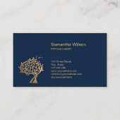 Psycholoog Therapist Counselor Psychiatrist Bus Visitekaartje (Achterkant)