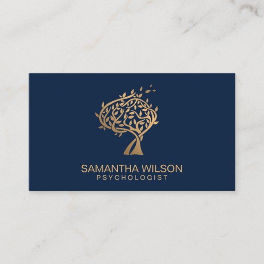 Psycholoog Therapist Counselor Psychiatrist Bus Visitekaartje (Voorkant)