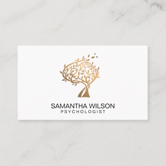 Psycholoog Therapist Counselor Psychiatrist Visitekaartje (Voorkant)