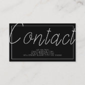 psycholoog Therapist Metal Health Visitekaartje (Achterkant)