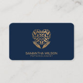 Psycholoog Therapist Psychiatrist QR-code Visitekaartje (Voorkant)