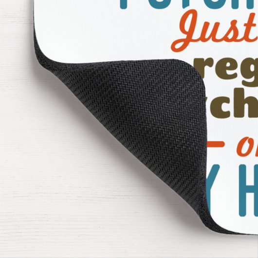 Psycholoog Therapist Retirement Geluk in ruste Muismat (Hoek)