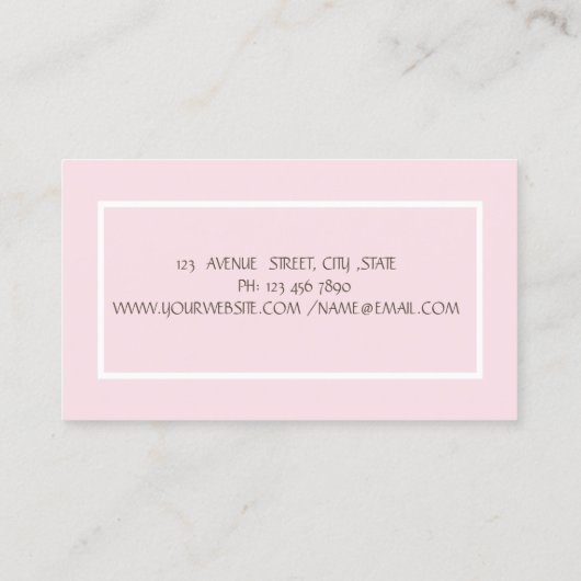 Psycholoog Therapist Zen, Lotus Lake Visitekaartje (Achterkant)