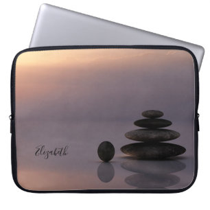 Psycholoog Therapist Zen, soennitisch gepersonalis Laptop Sleeve