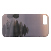psycholoog Therapist Zen Stones, Sunset, Yoga Case-Mate iPhone Case (Achterkant (Horizontaal))