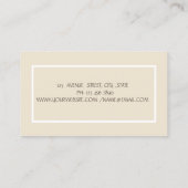 Psycholoog Therapist Zen,Stones,Yoga Instructor Visitekaartje (Achterkant)