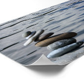 Psycholoog Therapist Zen Stones, Zee Poster (Hoek)