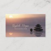 Psycholoog Therapist Zen, Sunset Visitekaartje (Voorkant)