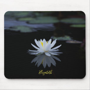 Psycholoog Therapist Zen, White Lotus Flower Muismat