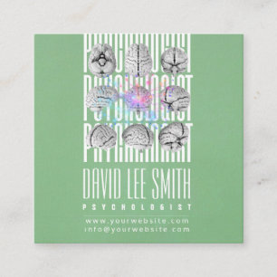 Psycholoog Tipografisch visitekaartje