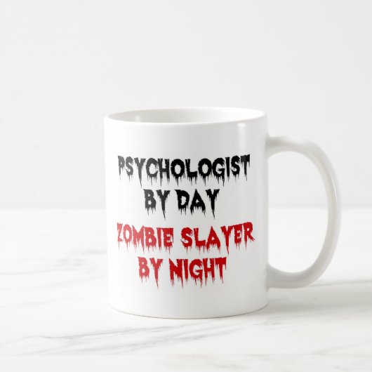 Psycholoog van Day Zombie Slayer by Night Koffiemok (Rechts)