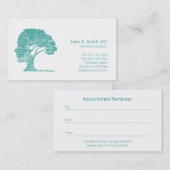 Psycholoog Visitekaartjes Persoonlijk adviseur Afsprakenkaartje (Voorkant / Achterkant)