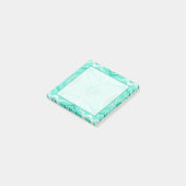 Psychomachia Groene Abstracte Aquarel Kunst Post-it® Notes (Schuin)