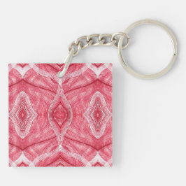 Psychomachia Licht Rood Abstract Aquarel Kunst Sleutelhanger