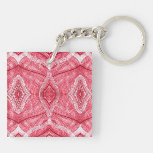 Psychomachia Licht Rood Abstract Aquarel Kunst Sleutelhanger
