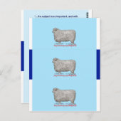 Psychopaten-Visitekaartjes stoppen Briefkaart (Voorkant / Achterkant)