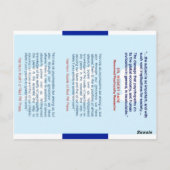 Psychopaten-Visitekaartjes stoppen Briefkaart (Achterkant)