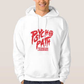 Psychopath met stijfhoofden hoodie