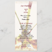 Psychopsis Mendenhall Hildos Wedding Program Programmakaart (Voorkant)