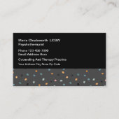 Psychotherapeut adviseert moderne Visitekaartjes (Voorkant)