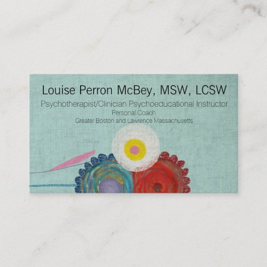 Psychotherapeut Clinicus Psychoeducticus Visitekaartje (Voorkant)