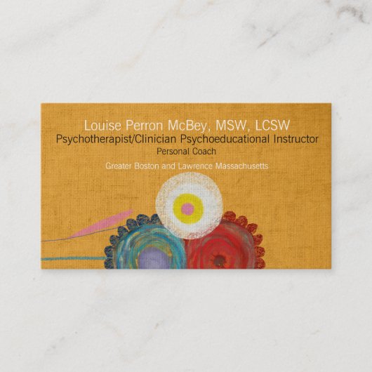 Psychotherapeut Clinicus Psychoeducticus Visitekaartje (Voorkant)