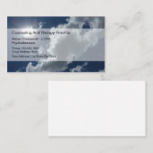 Psychotherapeut Counseling Sky Visitekaartjes (Voorkant / Achterkant)
