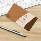 Psychotherapeut Family Counselor Drawn Natuur Boho Visitekaartje