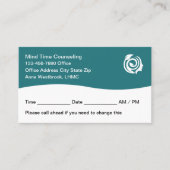 Psychotherapeut Mentale Gezondheid Afspraakkaarten Afsprakenkaartje (Voorkant)