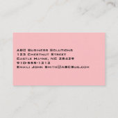 Psychotherapeut Modern Visitekaartje (Achterkant)