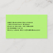 Psychotherapeut Modern Visitekaartje (Achterkant)