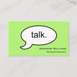 Psychotherapeut Modern Visitekaartje