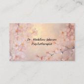 Psychotherapeut of psycholoog Cherry Blossom Visitekaartje (Voorkant)