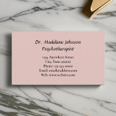 Psychotherapeut of psycholoog Cherry Blossom Visitekaartje